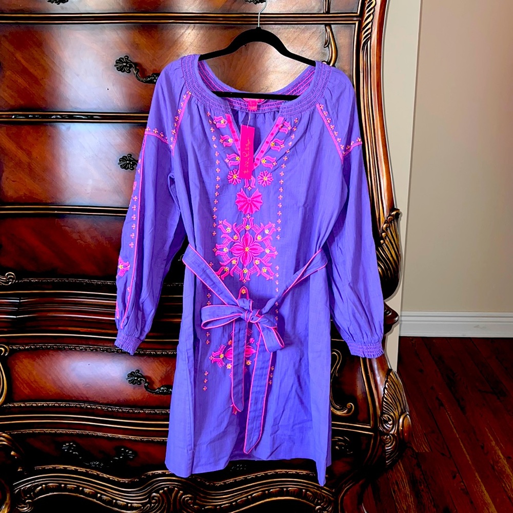 Lilly Pulitzer Cammie Long Sleeve Dress Sz 12